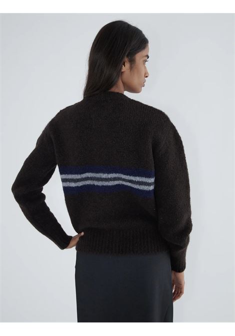 penalti zip cardigan woman brown PALOMA WOOL | VJ9006323